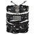 IF ME Vintage Leaf Feather Multilayer Leather Bracelet Men Fashion Braided Handmade Star Rope Wrap Bracelets & Bangles Male Gift